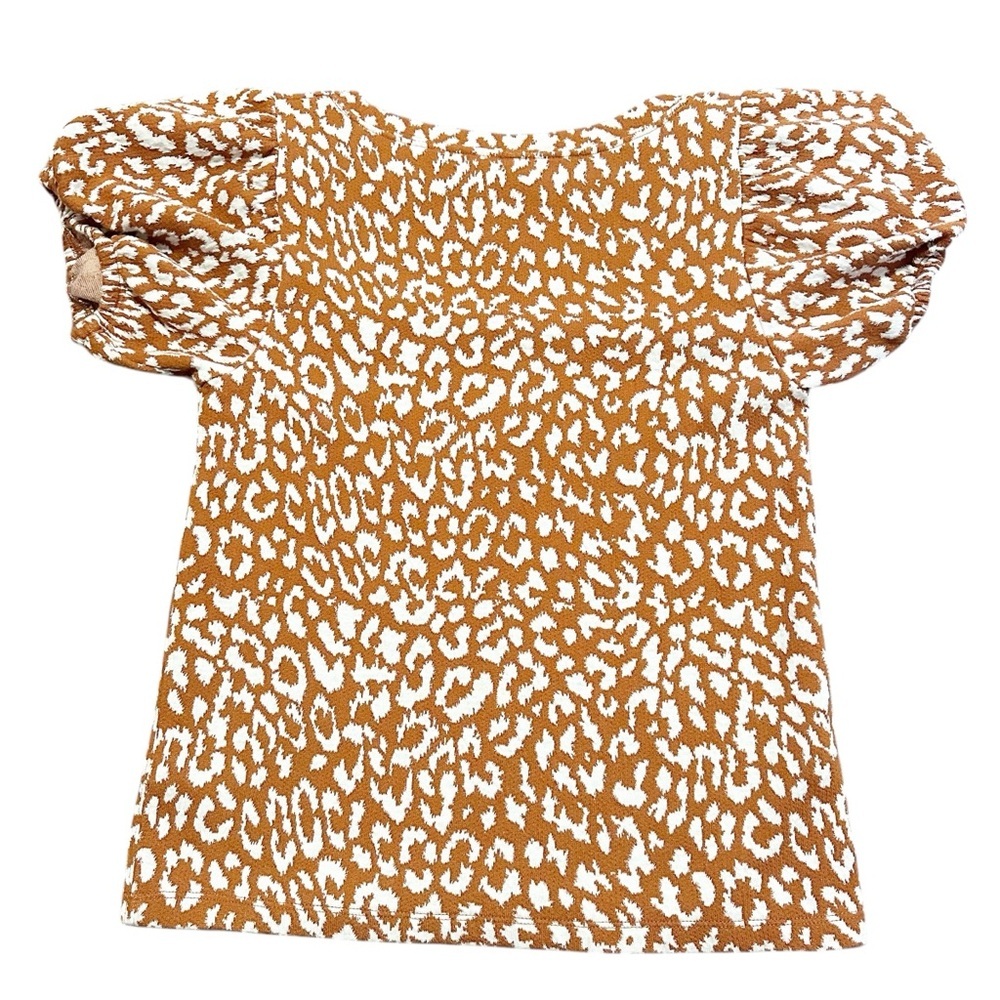 Free people• No Type Tee in Brown Size Small and Large Animal Print Boho - Picture 3 of 13